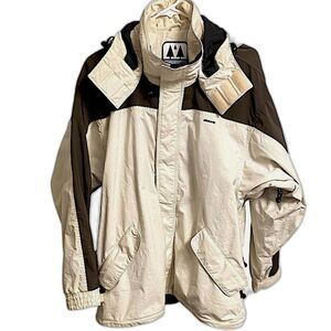 Billabong Coat Hooded Mens Size Medium Classic Rustic Cabincore Utility Nature